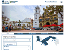 Tablet Screenshot of coastalpanamaproperties.com